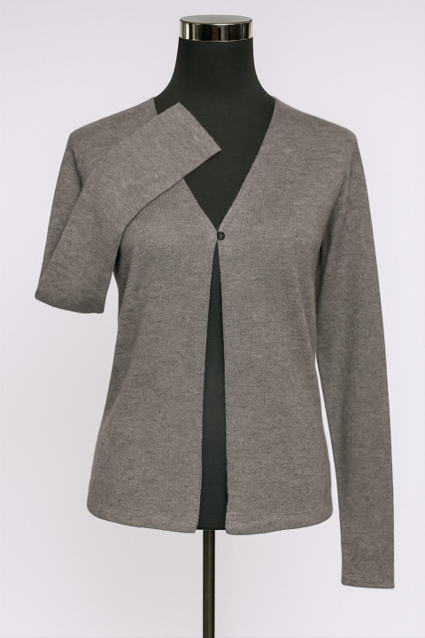 Cashmere Cardigan with One Button