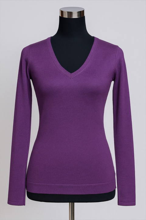 Cashmere V-Neck Pullover