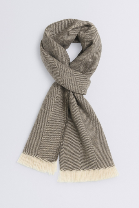 Cashmere Herringbone Scarf