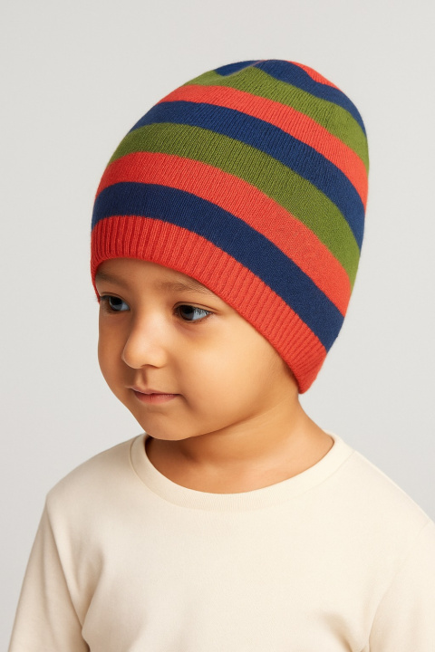Cashmere Baby Stripy Hat