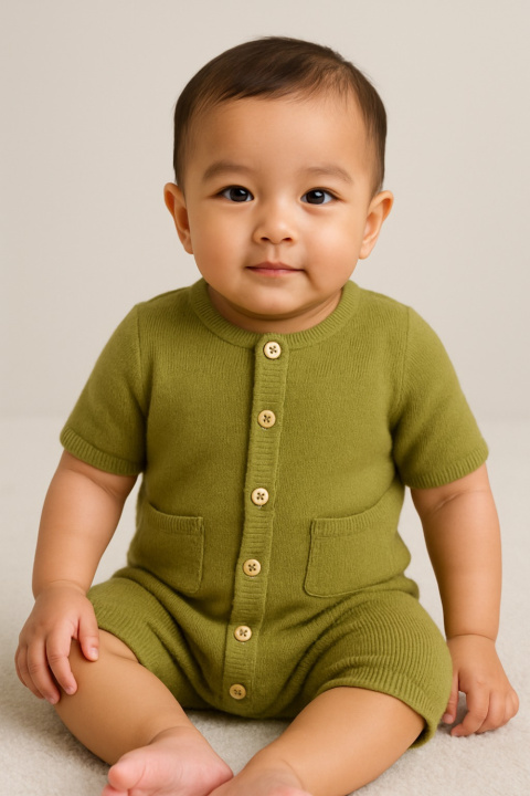 Cashmere Baby Jumpsuit