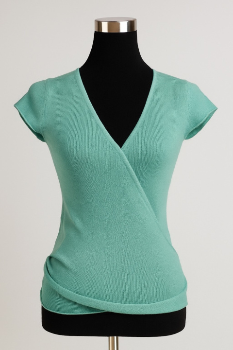 Cashmere Wrap with Cap Sleeves