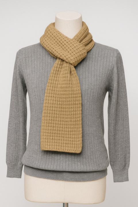 Cashmere Heavy Knitted Scarf