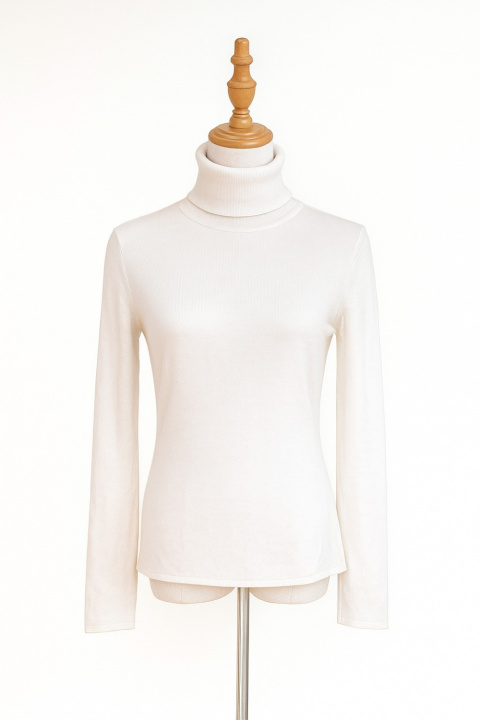 Cashmere Pullover High Neck